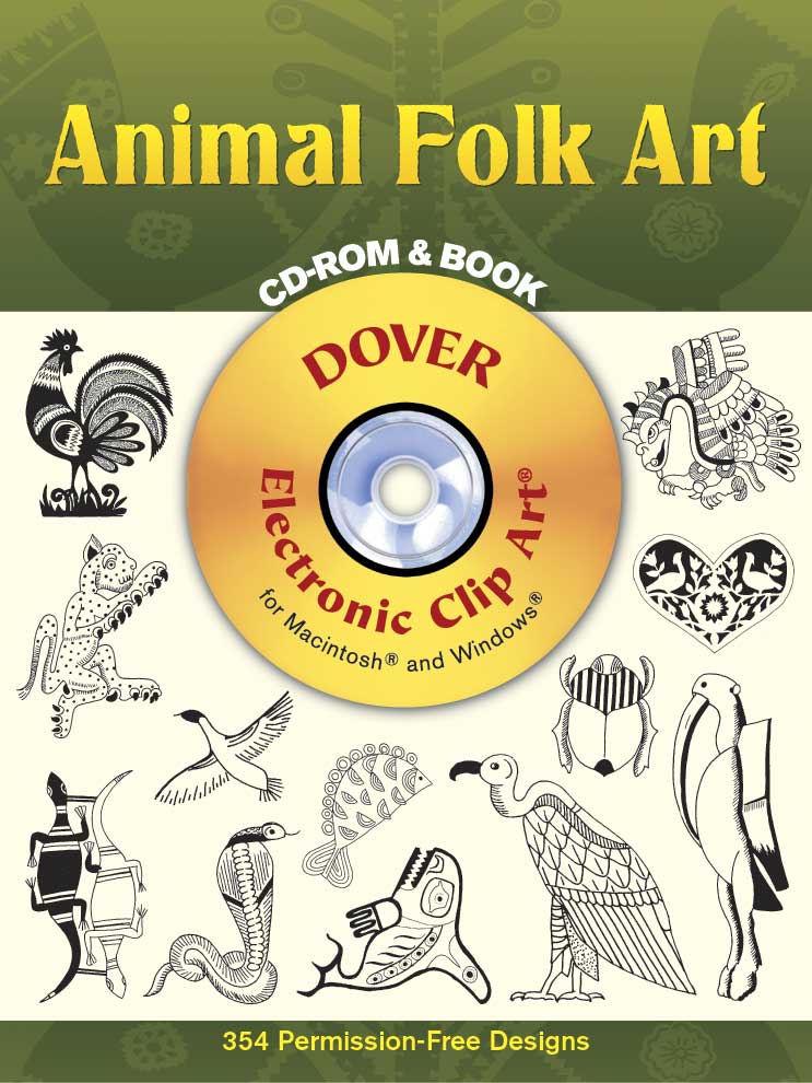 Animal Folk Art CD-ROM and Book
