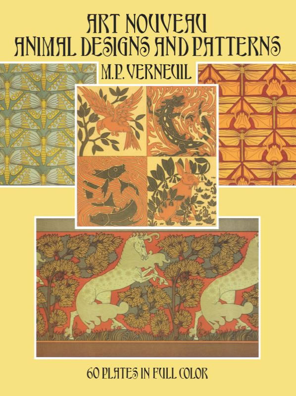 Art Nouveau Animal Designs and Patterns - 60 Plates in Full Color