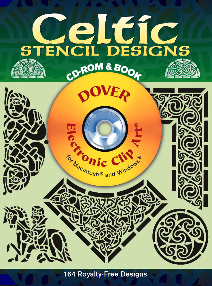Celtic Stencil Designs CD-ROM and Book