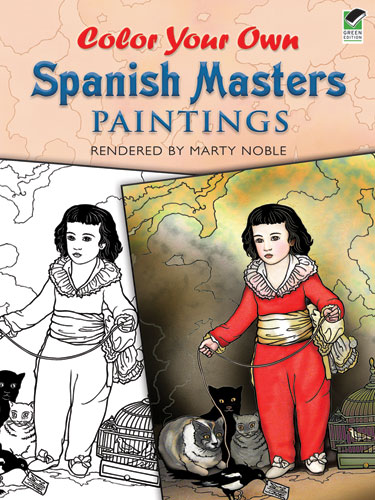Color Your Own Spanish Masters Paintings