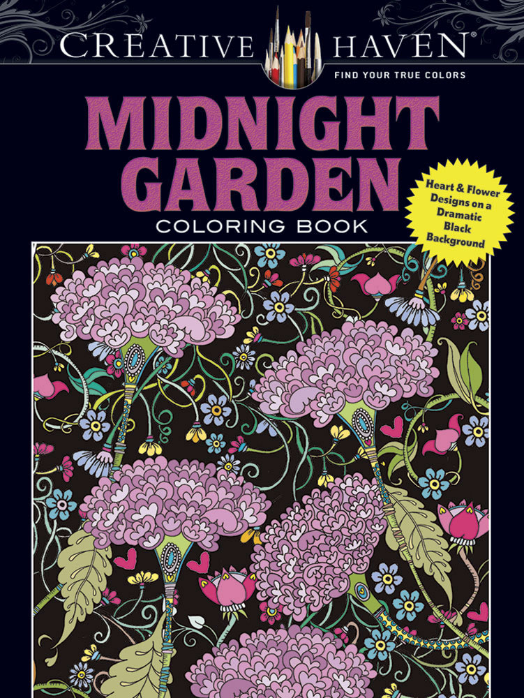 Creative Haven Midnight Garden Coloring Book - Dover Books