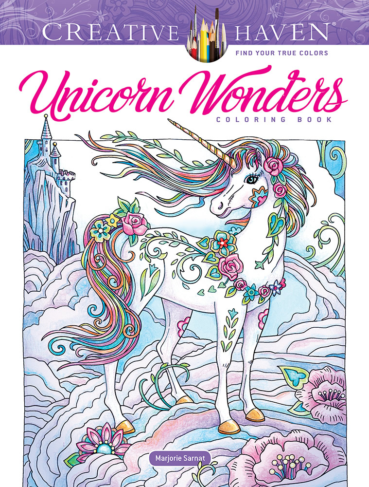 Creative Haven Unicorn Wonders Coloring Book