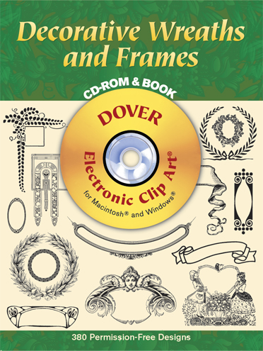 Decorative Wreaths and Frames CD-Rom and Book