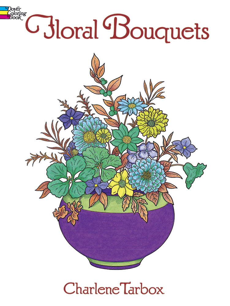 Floral Bouquets Coloring Book