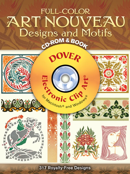 Full Colour Art Nouveau Designs And Motifs