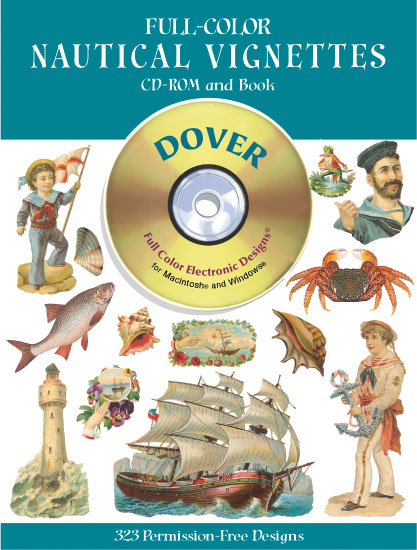 Full-Color Nautical Vignettes CD-ROM and Book