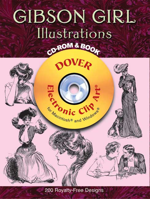 Gibson Girl Illustrations CD-ROM and Book