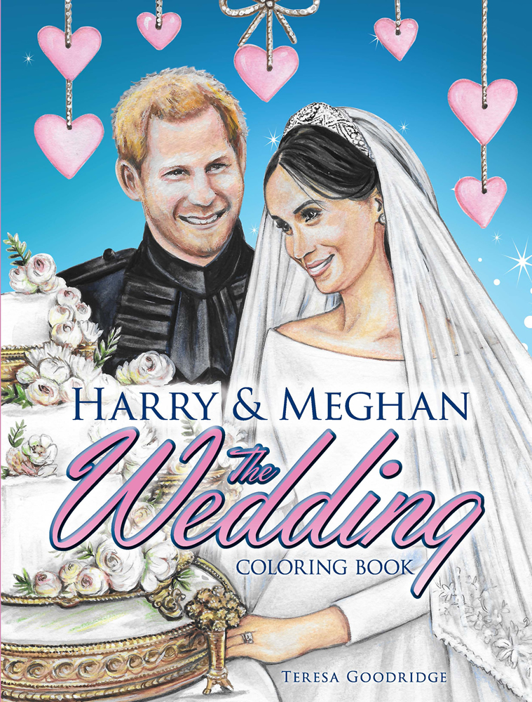 Harry and Meghan The Wedding Coloring Book Dover Books