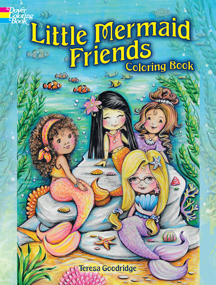 Little Mermaid Friends Coloring Book Dover Books
