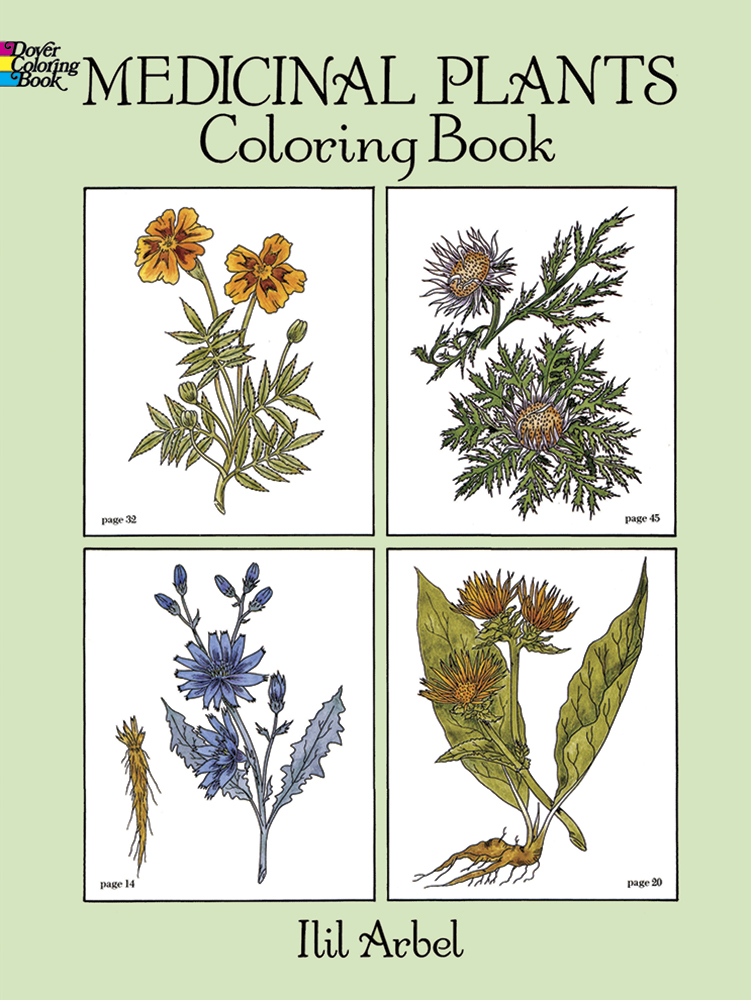 Medicinal Plants Coloring Book Dover Books