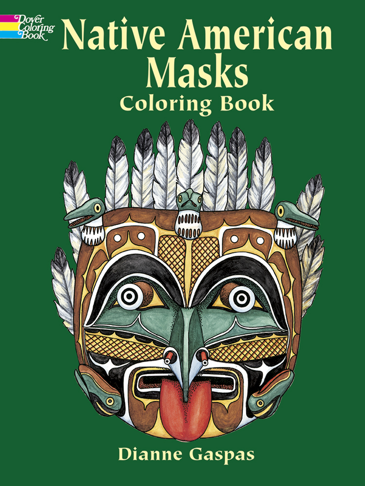 Native American Masks Coloring Book