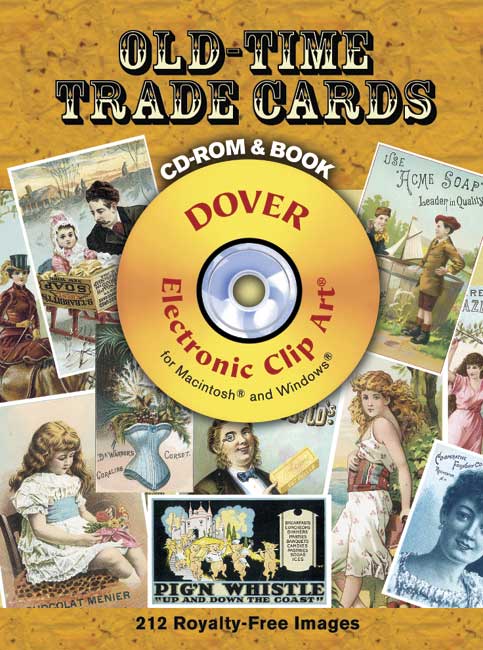 Old Time Trade Cards CD ROM and Book