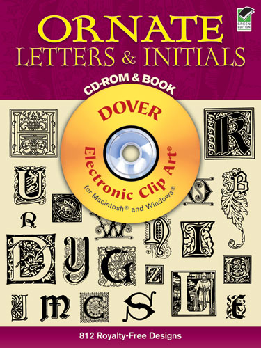 Ornate Letters And Initials CD-Rom And Book