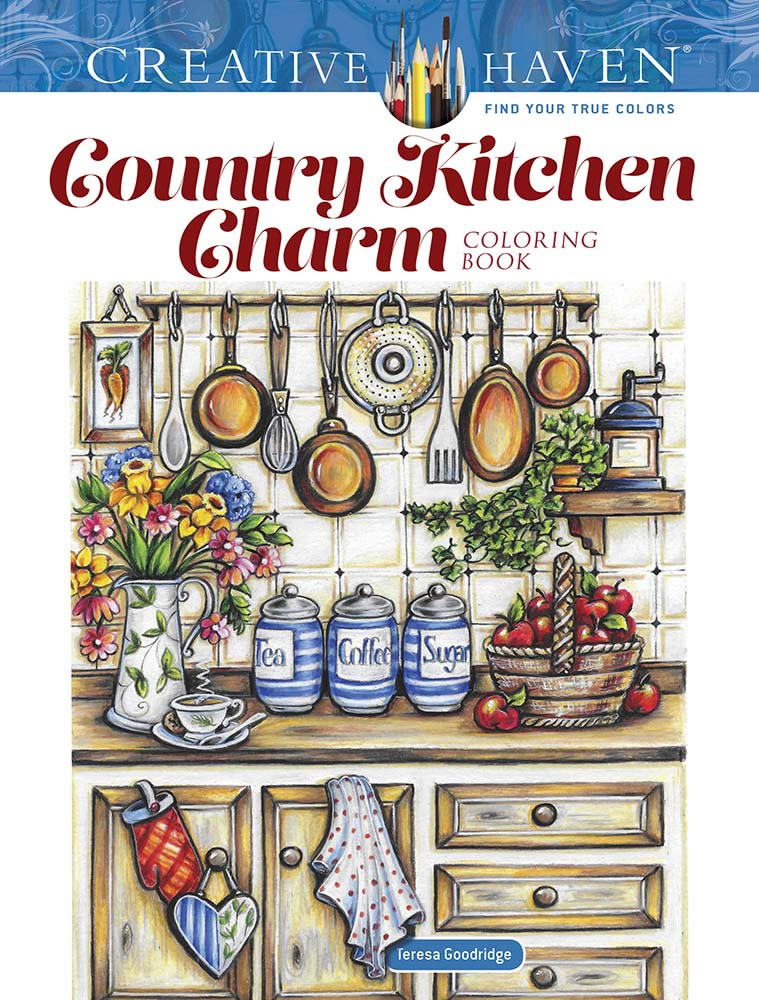 Creative Haven Country Kitchen Charm