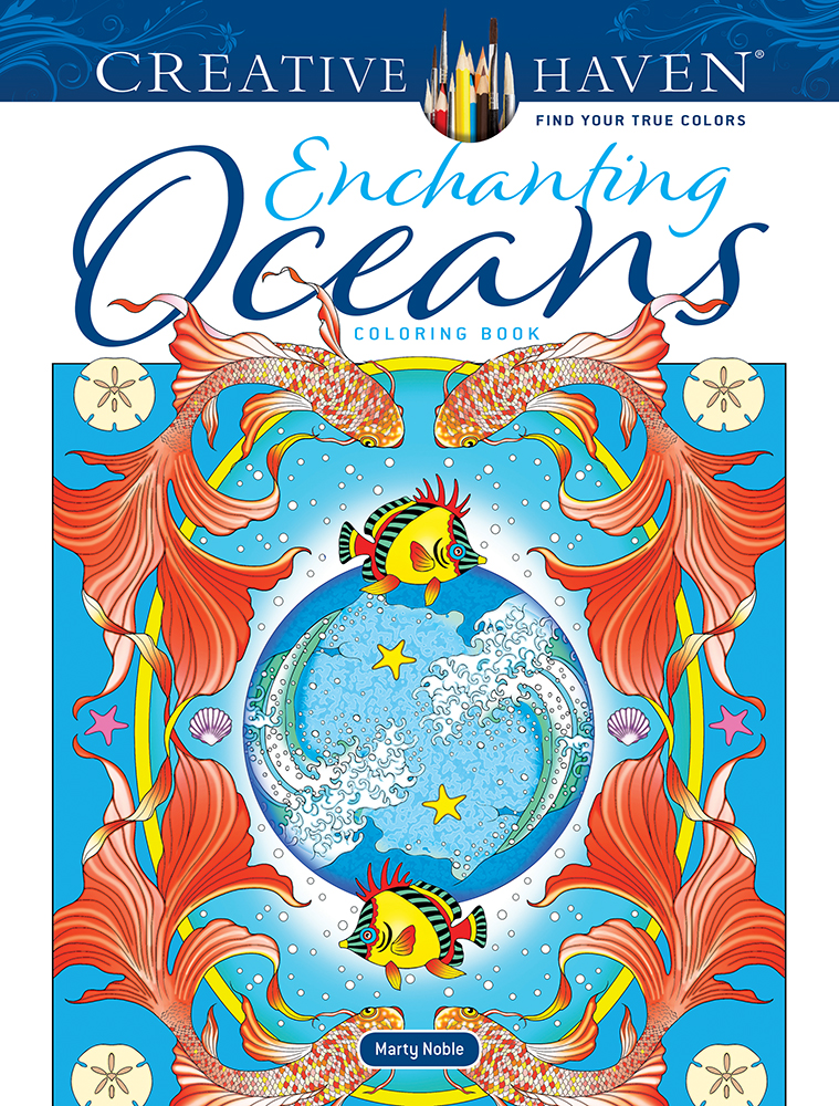 Creative Haven Enchanting Oceans Coloring Book