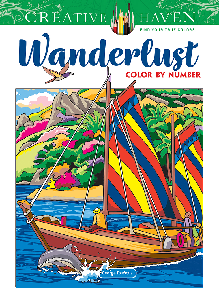 Creative Haven Wanderlust Color By Number