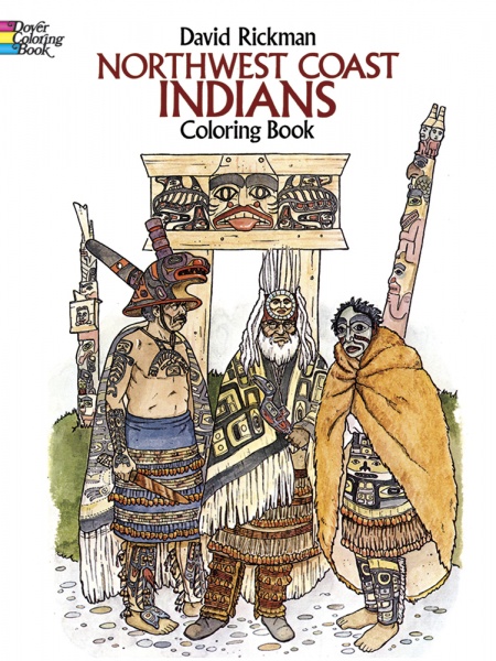 Northwest Coast Indians Coloring Book