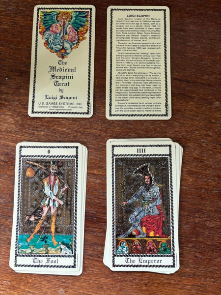 The Medieval Scapini Tarot - Dover Books